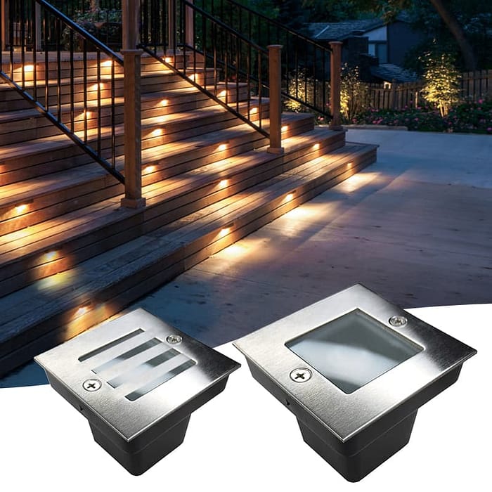 LED Deck Step Recessed In Ground Lights 1w IP65 Waterproof UN08